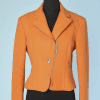 Veste vintage en lainage orange Versace Jeans Couture