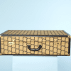 Valise 1970 toile enduite monogramme Carven