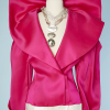 Veste en soie rose fluo Lecoanet Hemant