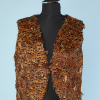 Gilet en plumes de coq vers 1970