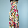 nA4749-Robe-longue-bustier-1950-en-soie-chiné-à-la-branche-de-fleurs-t34-01