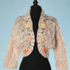 nA4945-Gilet-1940-en-mohair-rose-crocheté-brodé-de-fleurs-roses-et-jaunes-t40-01
