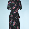 nA4979-Robe-1940-en-rayonne-noire-de-traits-et-volutes-roses-bleus-verts-t38-40-01
