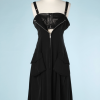nA5159-Robe-corset-noir-en-soie-et-cuir-Yohji-Yamamoto-t34-01