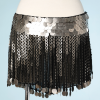 nA5169-Short-en-mousseline-noire-cousu-de-paillettes-en-métal-argenté-t38-40-01