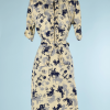 nA5297-Robe-tailleur-1940-en-lin-jaune-imprimé-des-sygnes-du-zodiaque-marine-et-gris-t36-38-01