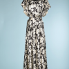 nA5341-Robe-longue-1930-en-satin-noir-imprimé-dœillets-blancs-t40-01
