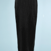 nA5318-Jupe-longue-en-satin-noir-entièrement-cousue-de-perles-tubulaires-noires-Gianni-Versace-t36-01