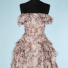 nA6105-Robe-chanel-bustier-en-mousseline-imprimée-à-chaines-dorées-t34-36-01