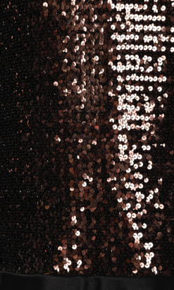 nA6139-Tailleur-en-soie-noire-entièrement-pailleté-marron-Saint-Laurent-t38-01