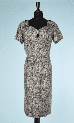 nA6434-Tailleur-Robe-et-Veste-en-soie-noir-et-blanc-Jean-Patou-t44-01