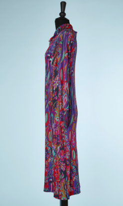 na6513-Robe-1970-en-jersey-de-soie-multicolore-Léonard-fashion-t36-01