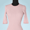 na7411-Pull-en-maille-rose-à-manches-courtes-Christian-Dior-T34-01