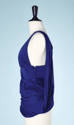 na7415-Tunique-en-rayonne-sans-manches-bleu-éléctrique-Versace-T36-01