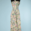 na6727-Robe-longue-1930-bustier-plissé-1-bretelle-en-travers-imprimé-fleurs-et-feuilles-t34-36-01
