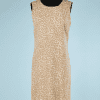 nA8046-Robe-en-soie-sauvage-beige-moucheté-blanc-Yves-Saint-Laurent-t38-01