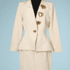 nA8071-Tailleur-en-lainage-écru-avec-coeurs-en-métal-doré-Yves-Saint-Laurent-variation-t40-01