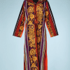 nA8088-Manteau-caftan-1970-en-lin-multicolore-imprimé-psykédélique-capuche-t36-01