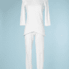 A8442-Tailleur-Thierry-Mugler-blanc-pantalon-tunique-T34-01