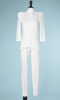 A8442-Tailleur-Thierry-Mugler-blanc-pantalon-tunique-T34-01