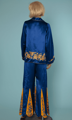 n3687_pyjama_soie_bleu_brode_jaune_1930_taille40_pic001