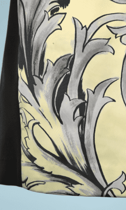nA8403-Robe-noir-et-jaune-imprimé-Versace-T40-01