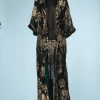 nA8470-Déshabillé-1910-en-mousseline-noire-et-lamé-or-01