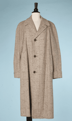MANTEAU DE CHASSE HOMME garçon années 40 gris foncé avec ligne bleue RJ MANTEAU DE CHASSE HOMME garçon années 40 gris foncé avec ligne bleue RJ