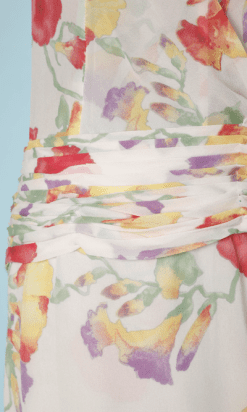 nA6127-Robe-courte-en-mousseline-blanche-imprimé-floral-Chanel-t36-01