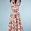 na8812-Robe-longue-1930-en-reps-blanc-imprimé-bordeaux-01