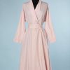 na8819-Gabardine-1950-en-coton-rose-pâle-t38-001