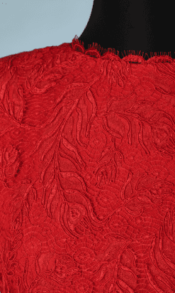 na8858-Robe-1980-en-dentelle-brodée-rouge-volants-Bill-Blass-T36-02