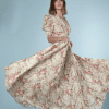 na8860-Robe-dHotesse-1940-en-faille-écrue-imprimé-fleurs-T34-11