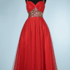 na9010-Robe-de-bal-1950-en-voile-de-nylon-rouge-brodé-de-paillettes-dorées-02