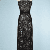 nA9127-Robe-longue-bustier-Chanel-devant-en-dentelle-noire-perlé-et-pailleté-et-dos-en-velours-noir-t40-01
