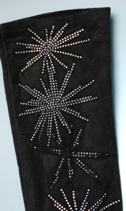 nA9254-Paire-de-gants-longs-en-peau-noir-strass-en-étoile-Daniel-Swarovski-t75-05