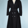 na8987-Robe-manteau-en-coton-noir-boutons-argentés-Chantal-thomass-t40-01