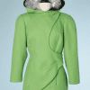 A9853-Veste-en-lainage-vert-avec-capuche-Thierry-Mugler-t42-01
