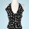 A7274-Dos-nu-en-crêpe-noire-à-pois-blanc-jabot-en-voile-de-crêpe-Luisa-Spagnoli-T3436-01
