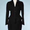 B0221-Tailleur-Thierry-Mugler-noir-col-en-satin-t36-01