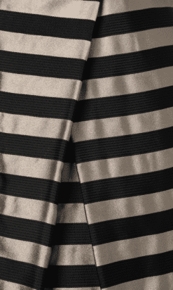 B0241-Tailleur-Robe-et-Veste-Armani-en-soie-rayures-mordoré-et-noires-t36-01