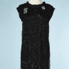 B0265-Robe-Lanvin-en-tulle-noir-brodé-de-paillettes-doublure-en-soie-broches-en-strass-t-40-42-01