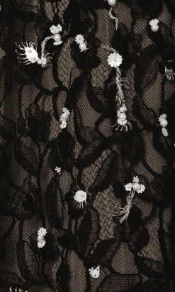 B0267-Robe-en-dentelle-noire-brodée-de-perles-et-paillettes-blanches-Oscar-de-La-Renta-t40-01