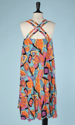 B0442-Robe-en-coton-multicolore-Emilio-Pucci-T36-001