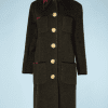 B0460-Manteau-en-laine-vert-kaki-et-bordeaux-Chanel-T42-001