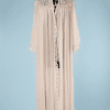 B0462-Déshabillé-en-voile-de-crêpe-rose-incrusté-de-dentelle-petit-ruban-T44-001