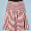 B0496-Jupe-Chanel-bicolore-écrue-et-rouge-T40-001
