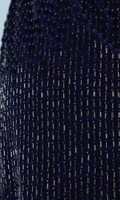 B0679-Jupe-en-velours-bleu-nuit-brodée-de-perles-Versace-T36-38 01
