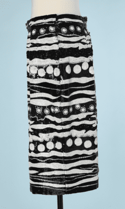 B0680-Jupe-Valentino-Night-noir-blanc-et-strass-T42-001