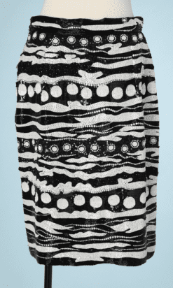 B0680-Jupe-Valentino-Night-noir-blanc-et-strass-T42-001